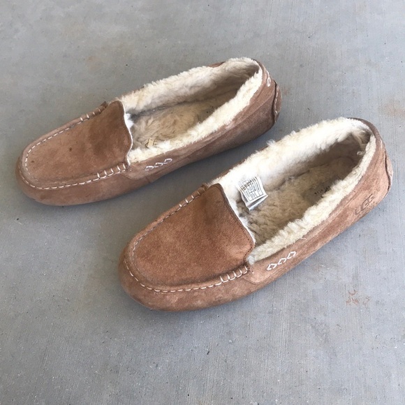 UGG Men’s Ascot Slipper Chestnut Shearling Lined - Picture 8 of 12